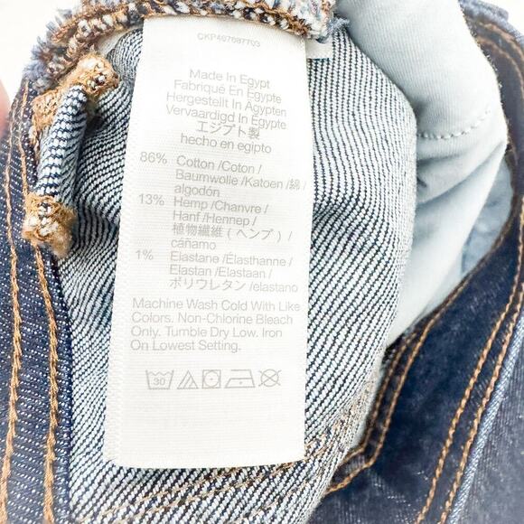 Madewell The Perfect Vintage Straight Jean Dark Wash Denim Size 26 MINT - Picture 8 of 10